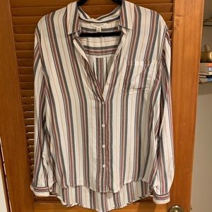 Striped Button Down Shirt